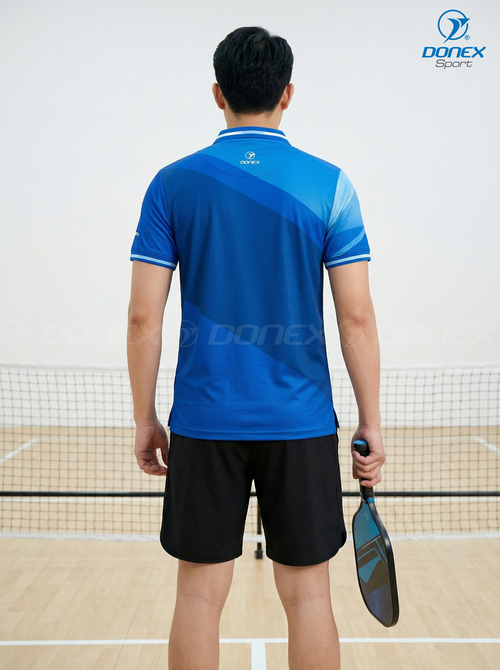 Áo thể thao nam MC-9164-04-01 Xanh bích phối trắng